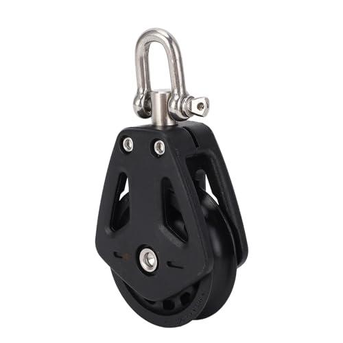 Puleggia marina in acciaio inossidabile, blocco puleggia in nylon con cuscinetto a sfera per sistemi di sartiame per barche a vela, yacht, kayak e applicazioni marine