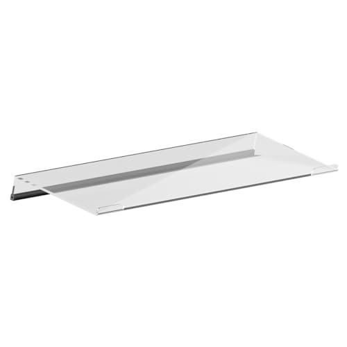 Suptek Supporto inclinato per tastiera computer in acrilico trasparente per una facile digitazione ergonomica, Custodia antiscivolo in silicone per scrivania da ufficio, casa, scuola, A001