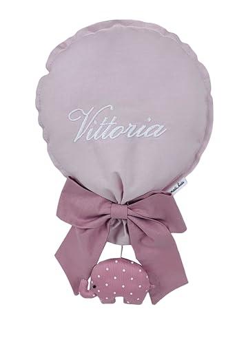 FIOCCO NASCITA PALLONCINO CON NOME RICAMATO- FIOCCO NASCITA BIMBA- FIOCCO NASCITA- FIOCCO NASCITA PERSONALIZZATO - DIMENSIONE ALTEZZA 30 CM