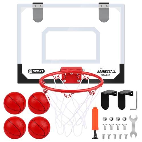 Dreamon Mini Canestro Basket Kit da Camera Bambini，Tabellone Basket Interno Giocattoli Sportivi per Bambino