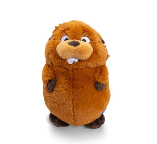 Simba Disney Jumpers Peluche Mabel Beaver, Morbido castoro con Funzione Saltellante, 22 cm, +0 mesi, 6315870706