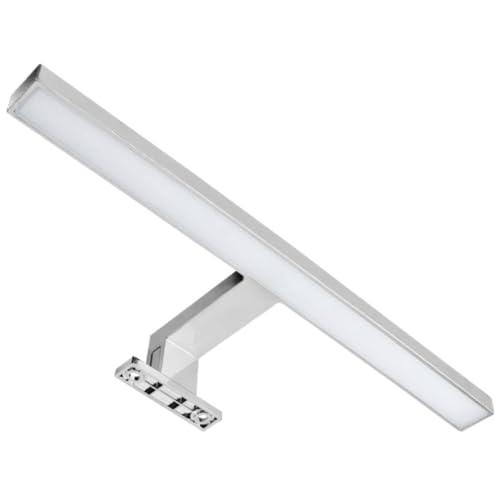 Evotrade Applique LED 30 cm. per Specchio Bagno - Lampada IP44 Waterproof, Luce Uniforme, Ideale per Cucina, Bagno e Ambienti Moderni - 4000K - Luce Neutra (Colore: Cromato)