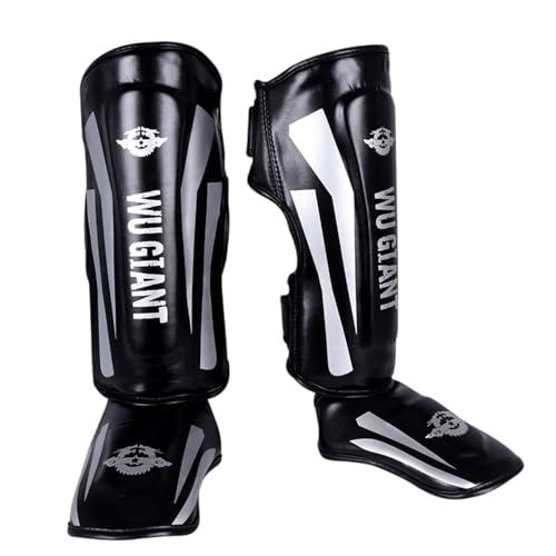 Chaoyilian Boxing Parastinchi,Parastinchi da Boxe,Muay Thai Paratibie,Elastico Parastinchi Muay Thai,Parastinchi da Muay Thai,Protezione Shin Guard,Unisex,per Allenamento,Boxe E Arti Marziali