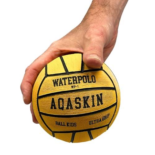 AQASKIN Palla da pallanuoto (Pallone Pallanuoto, Giallo, Gomma, 1, Misura 1, 1)