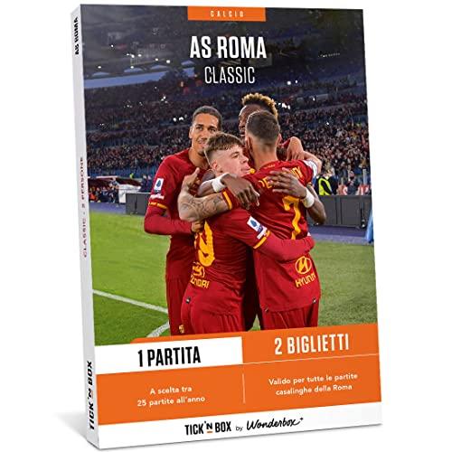 Tick&Box, Cofanetto Regalo, AS Roma Classic, 1 Partita, 2 biglietti