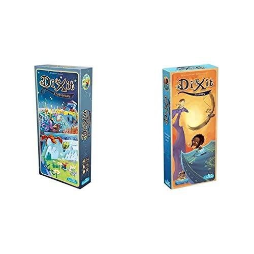 Asmodee - Dixit 9 Anniversary, Espansione Gioco da Tavolo, Edizione in italiano, 8014 & Dixit 3 Journey, Espansione Gioco da Tavolo, Edizione in italiano, 8008