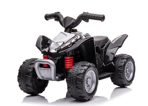 Mini Quad elettrico per bambini con Licenza Ufficiale Honda TRX250X 6V di Mondial Toys ATV con Luci a LED e Suoni integrati Nero