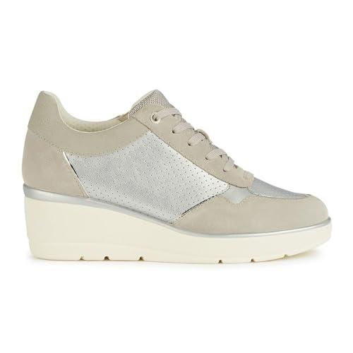 Geox D Ilde A, Platform, Silver Lt Grey, 41 EU