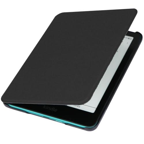 ZhaoCo Custodia per 7'' Kindle Paperwhite 12ª Generazione 2024, 7'' Kindle Colorsoft Signature 2024 e Kindle Paperwhite Signature Edition E-Reader, Magnetica Cover Protettiva Sottile - C Nero