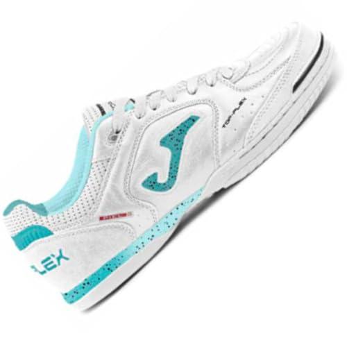 Joma Top Flex, Calcio Shoe Uomo, Bianco Turchese, 45 EU