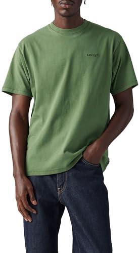 Levi's Uomo Red Tab Vintage Tee, T-Shirt, Garment Dye Vineyard Green Jersey, M
