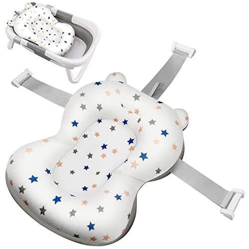 Cuscino Vasca da Bagno Neonato Materassino Supporto Riduttore Bagnetto Baby 0 12 Mese Sedia Doccia Rete Antiscivolo Inferiore