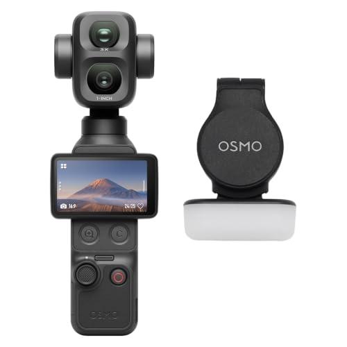 DJI Osmo Pocket 4P Combo Standard, fotocamera vlog 4K a doppio obiettivo