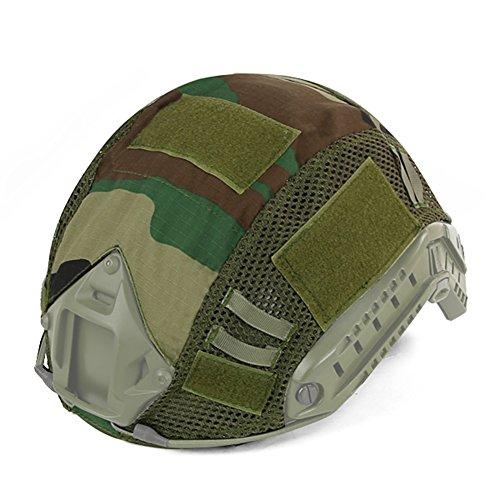 SUNRIS Copertura del casco mimetico per combattimento militare tattico MH/PJ/BJ tipo casco veloce Airsoft Paintball caccia attrezzi da tiro
