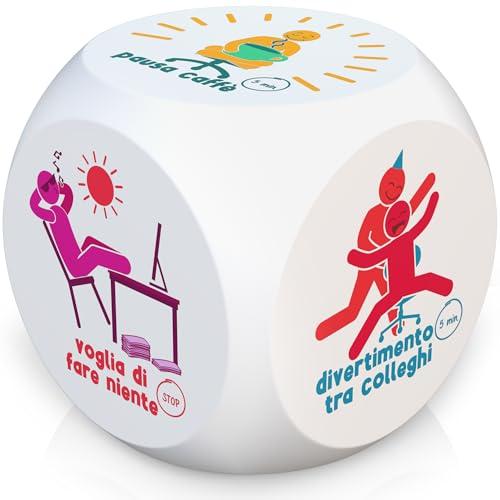 GLÜCKSGUT® Cubo antistress | 6 Motivi, Scatola Regalo & Istruzioni | Giocattolo antistress, Regalo per Colleghi, Regalo per Ufficio, Riduzione dello Stress | dado divertente