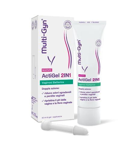 Multi-gyn ActiGel 2-in-1 trattamento della vaginosi batterica (VB), 50 ml + applicatore - Riduce odori e perdite vaginali, per un solievo rapido. Con componenti di origine naturale, per uso esterno