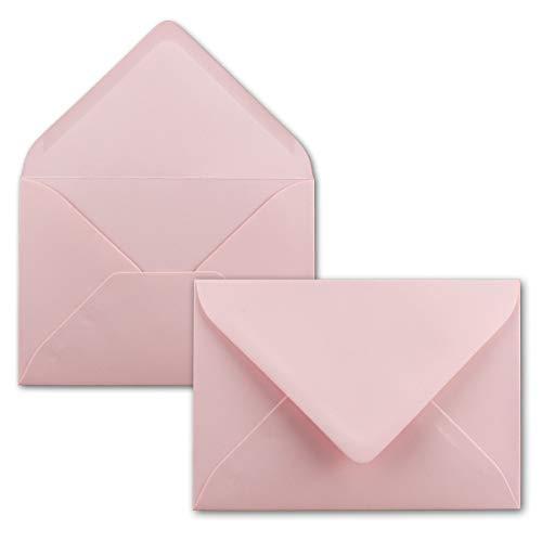 25 buste da lettera - rosa - DIN C6 - 114 x 162 mm - buste con colla umida senza finestra per biglietti di auguri e inviti - serie FarbenFroh