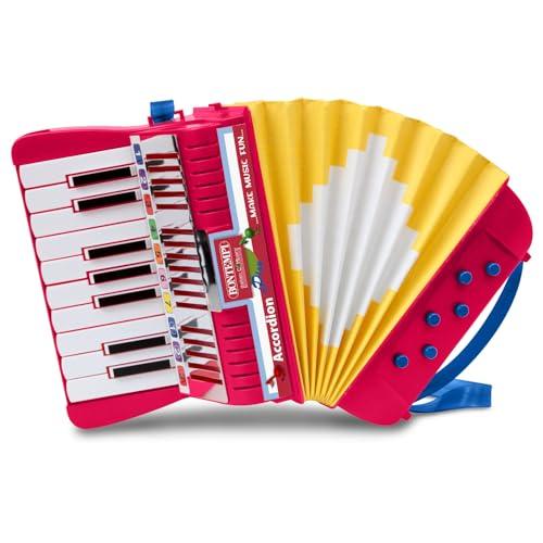 Bontempi | StrapsHarmony - Fisarmonica a 17 Tasti con Tracolla per un'Esperienza Musicale Libera e Coinvolgente, 210x120x210 mm