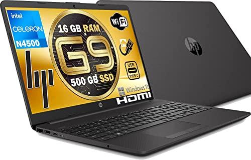 HP 250 G9 Notebook Portatile, RAM 16Gb DDR 4, Ssd Nvme 500GB Display HD 15.6