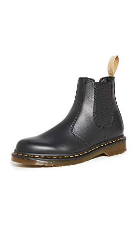Dr. Martens Vegan 2976, Stivali Chelsea Unisex-Adulto, Nero, 37 EU