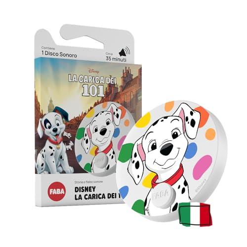 FABA Disco Sonoro Disney - La carica dei 101 - Storie e fiabe sonore per bambini e bambine 5-10 anni - Ascoltabile con il Raccontastorie e FABA+, gioco educativo versione italiana