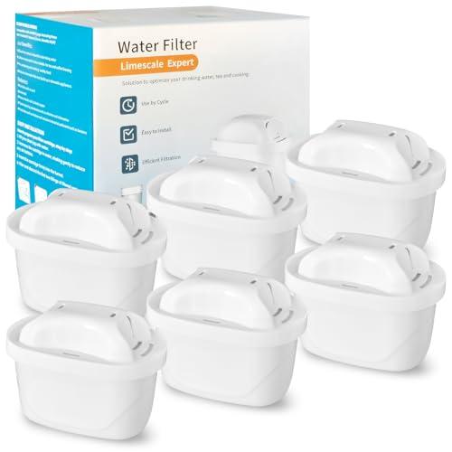 VIBINHO 6 Pezzi Filtri Compatibili con Brita Maxtra+, Maxtra Plus, Mavea, Style, Elemaris, Riducono Calcare, Metalli Pesanti