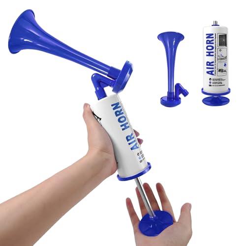 yuejuhe Tromba Stadio ad Aria Manuale, Trombetta da Stadio a Gas, Air Horn per Partite di Calcio, Eventi Sportivi, Nautica, Celebrazioni (Blu)