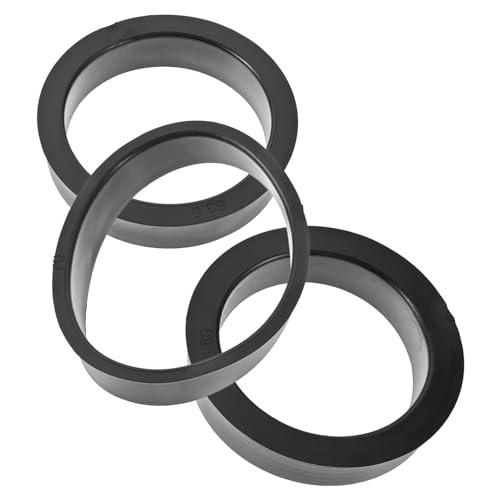 ADOCARN 3pezzi Anelli Adattatori in Gomma Universali Per Filtri Aria Da 76mm/3 Pollici a 2,75 Pollici e 2,5 Pollici (set Riduttori 76-70mm*1, 76-63mm*1, 76-60mm*1)
