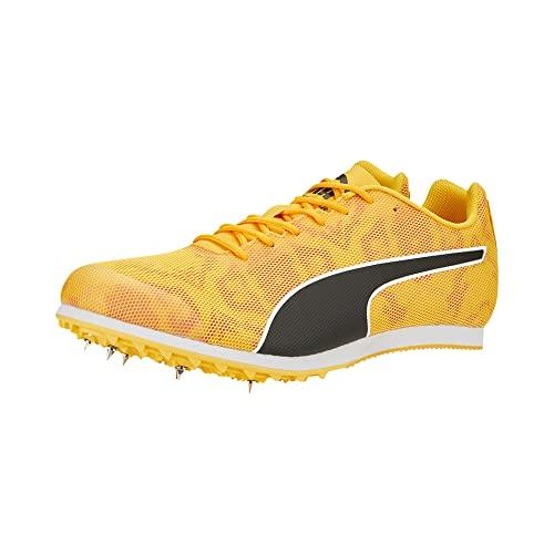 PUMA Evospeed Star 8 Scarpe da ginnastica e da campo, da uomo, Sun Stream-Sunset Glow-Black, 42, Sun Stream-tramonto Glow-nero, 41 EU