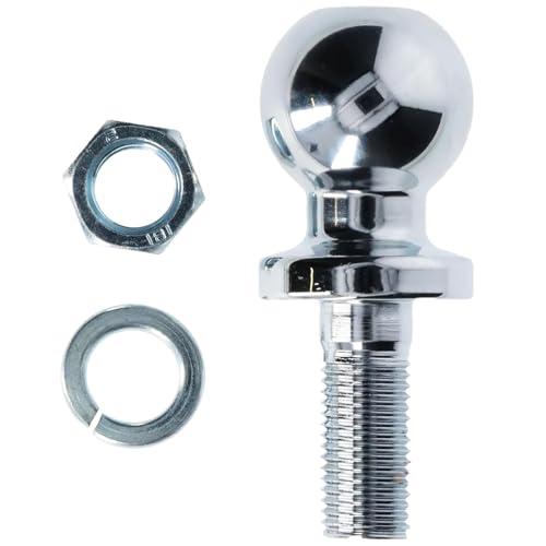 Sfera di Attacco per Rimorchio, 50mm Rimorchio A Sfera, 3,5T Gancio Traino Rimorchio, Ø22mm Vite, per Aste di Accoppiamento con un Carico Fino a 3,5 Tonnellate, For Camper, Rimorchio, RV