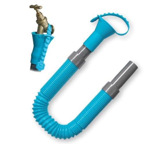 Accessori per caravan Colapz - Tubo flessibile di riempimento pieghevole per acqua dolce Aquaroll - Tubo da 1m con sacchetto per il riempimento del contenitore dell'acqua potabile