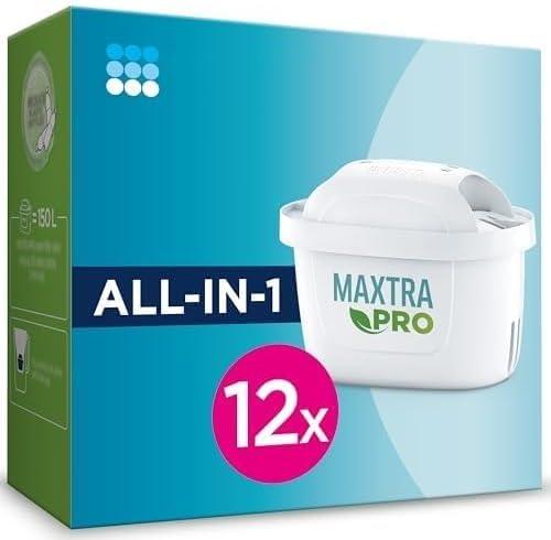 Filtro per l'acqua Potabile, Filtro Originale che Riduce il Cloro, Scala, PFAS e Metallo, Compatibile con Bottiglie d'acqua con Filtro, 1 Box(12 PCS)