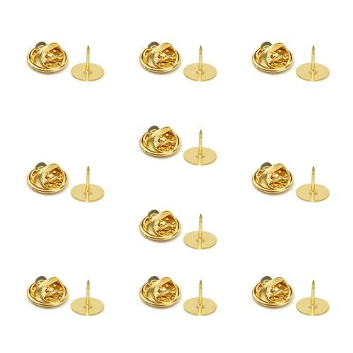 Frizione per Pin Farfalla, 10 Pezzi Farfalla Pin, Chiusure a Farfalla, Ricambio Farfalla Frizione Tie Tacks pin, per Bricolage
