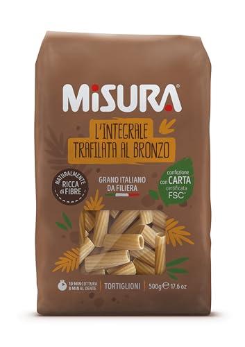 Misura Tortiglioni Integrali Fibrextra | Grano 100% Italiano | Confezione da 500 grammi