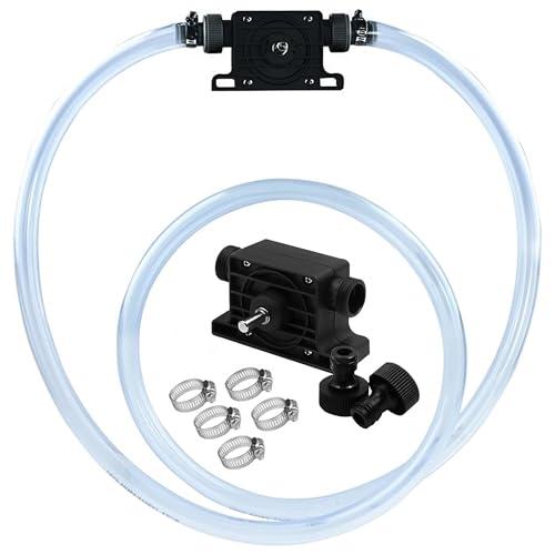 Mini Pompa Per Trapano: Pompa Per Trapano Per Acqua con Tubo Flessibile 2M Portatile para Bomba de Aceite para Bombear Agua