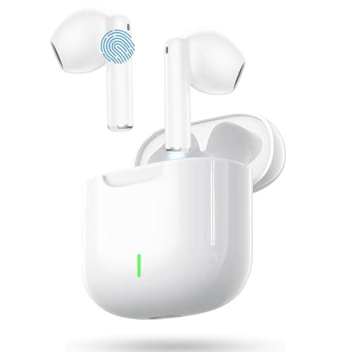 Cuffie Bluetooth,Auricolari Bluetooth 5.4 Wireless,48 Ore Cuffie Wireless In Ear Stereo HiFi,Cuffiette Bluetooth con ENC Cancellazione Rumore Mic,IPX8 Impermeabili Cuffie Senza Fili per iPhone Android