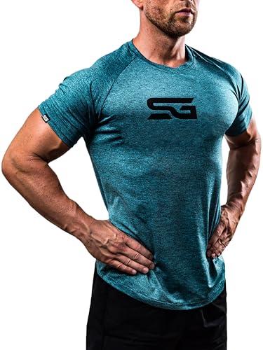 Satire Gym T-Shirt Sportiva da Uomo, S - XXL - Leggera e Traspirante, Ottimale per la Corsa e Fitness