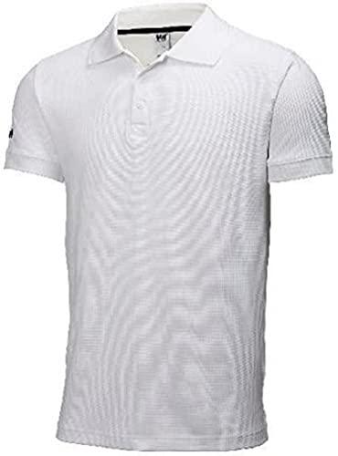 Helly Hansen Hommes Crewline Polo, Blanc, L
