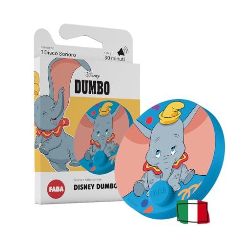 FABA Disco Sonoro Disney - Dumbo - Storie e fiabe sonore per bambini e bambine 5-10 anni - Ascoltabile con il Raccontastorie e FABA+, gioco educativo versione italiana