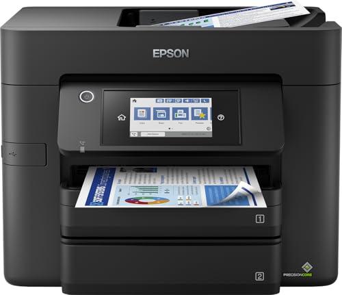 Epson Workforce PRO WF-4830DTWF, Colore, Stampante Multifunzione Fronte/Retro, Inkjet A4, ADF 50 Pagine, velocità 25 Pagine al Minuto