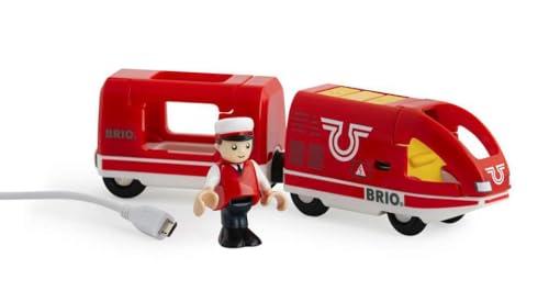 Treno passeggeri 33746 BRIO Red alimentato a batteria